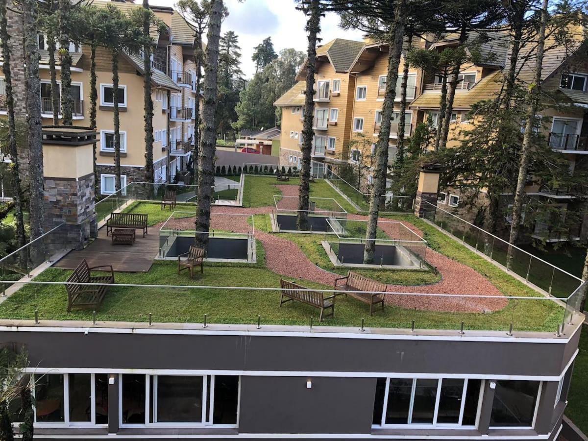 Excelente Apartamento Em Gramado/Rs No Condominio Casa De Pedra Exteriör bild
